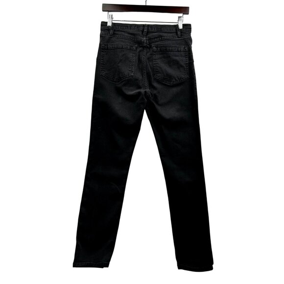 Vintage FREE PEOPLE Womens Hi-Rise Black Skinny Jeans - Made in USA - Size 28‎ - Picture 3 of 4